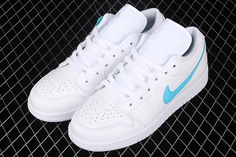 All categories Air Jordan Jordan series basketball shoes Air Jordan 1 Low New version Air Jordan 1 Low "White Multi" AJ1 Joe 1 four-color mandarin duck low-top top-layer leather cultural and leisure sports sneakers CW7035-100